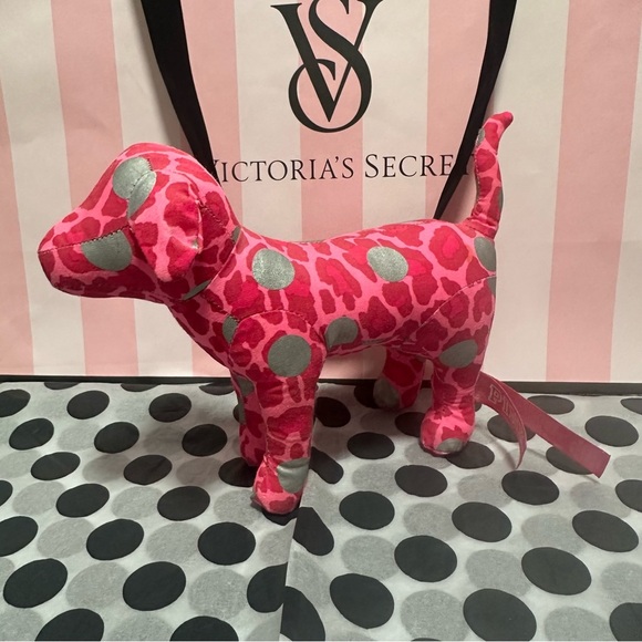 PINK Victoria’s Secret Mini Dog Plush - Picture 1 of 2